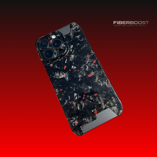 Funda de iPhone en Fibra de Carbono con Detalles de Color