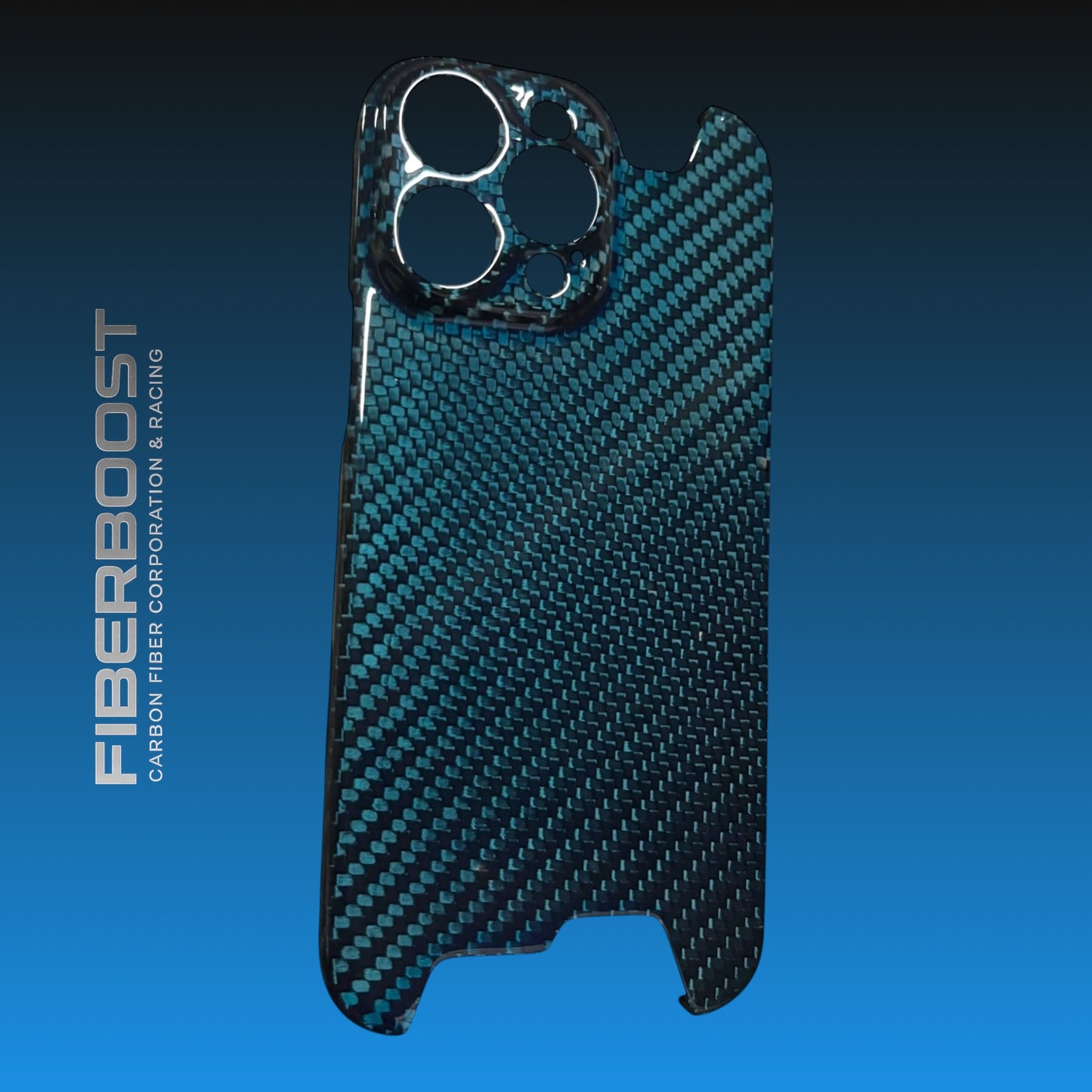 Funda de iPhone en Fibra de Carbono con Detalles de Color