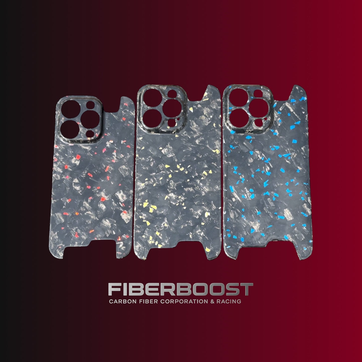 Funda de iPhone en Fibra de Carbono con Detalles de Color