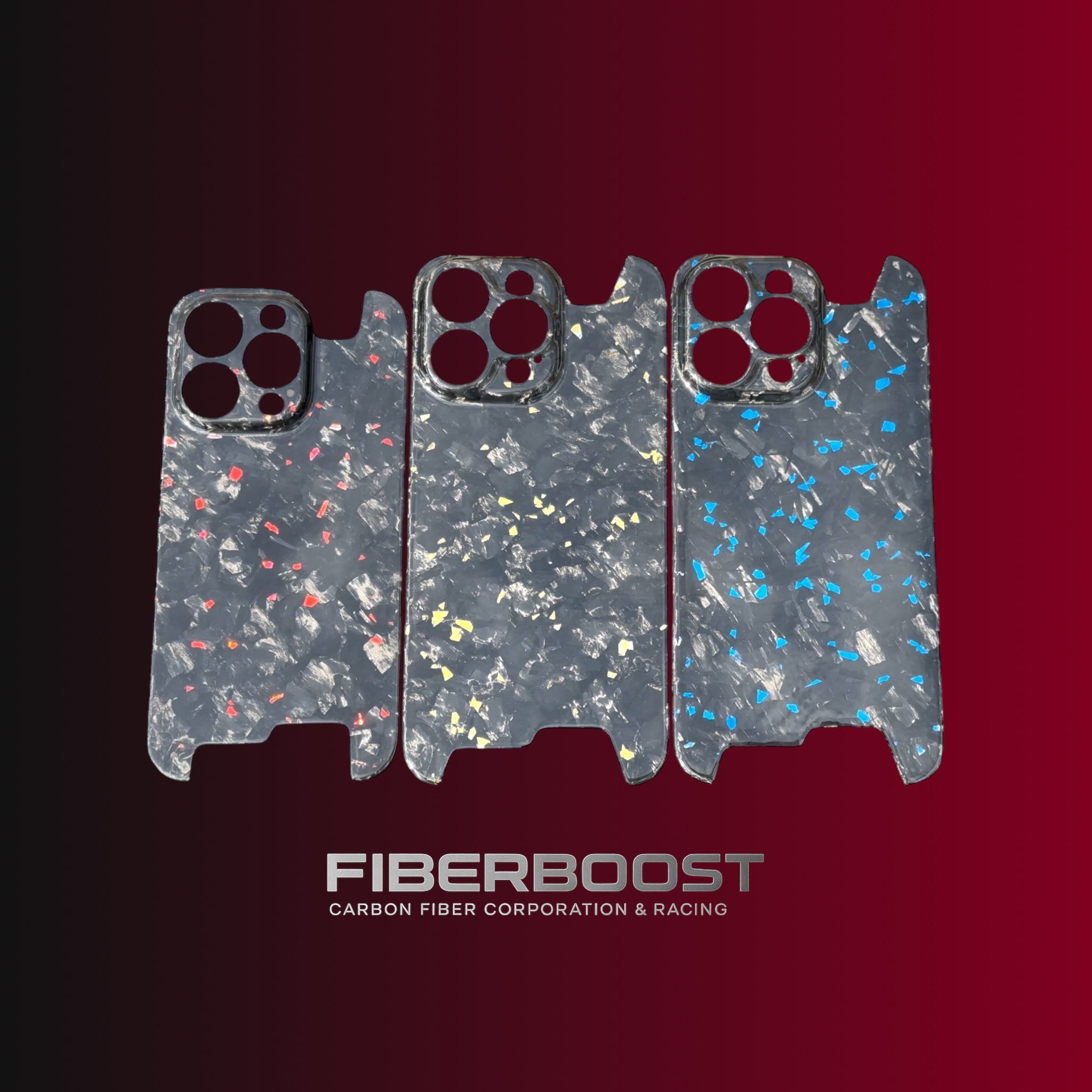 Funda de iPhone en Fibra de Carbono con Detalles de Color