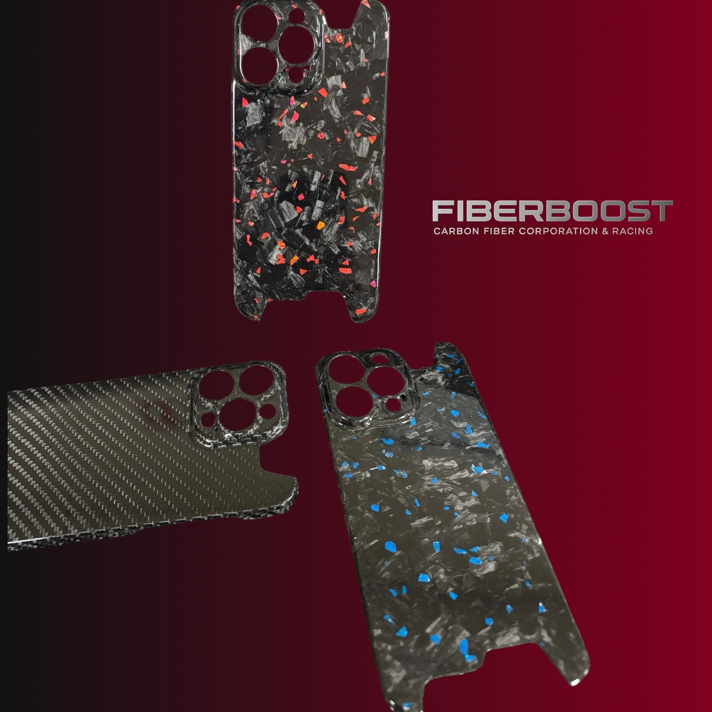 Funda de iPhone en Fibra de Carbono con Detalles de Color